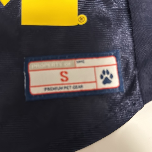 NWT Michigan Wolverines Small Pet Jersey - Picture 2 of 5